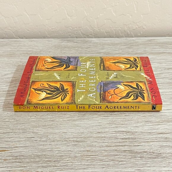 The Four Agreements Paperback Book by Don Miguel Ruiz A Toltec Wisdom Book - Picture 7 of 8